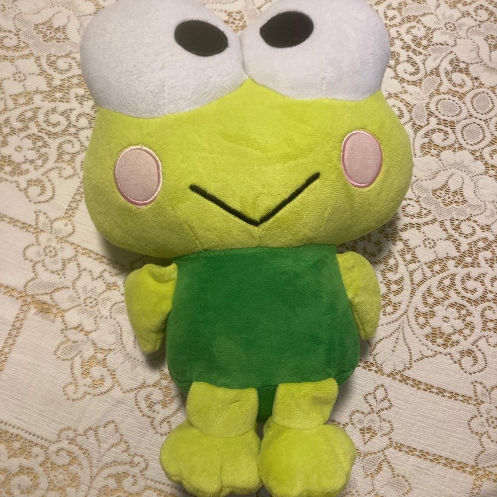 Lightly used Keroppi plush